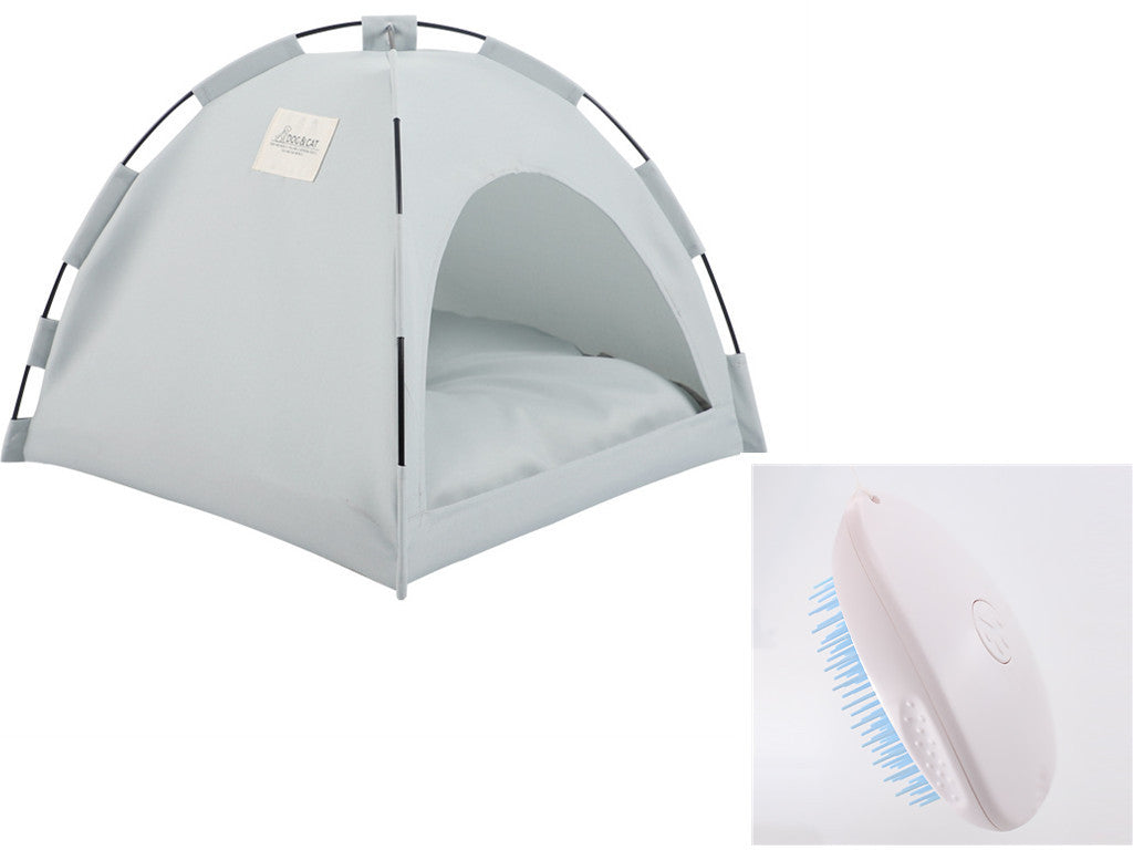 Cat Tent Cooling Mat Dog House Pet Sofa Camping Dog Bed