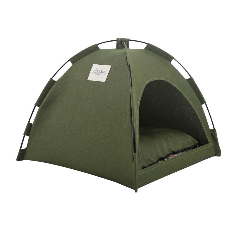 Cat Tent Cooling Mat Dog House Pet Sofa Camping Dog Bed