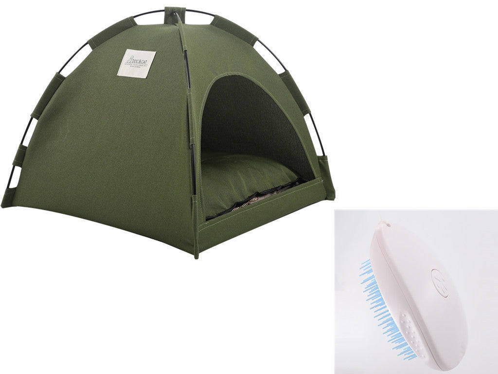 Cat Tent Cooling Mat Dog House Pet Sofa Camping Dog Bed