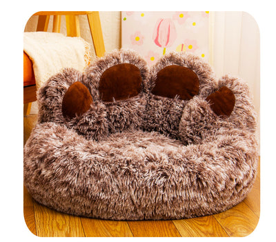 Creative Cute And Cute Bear Paw Dog Nest