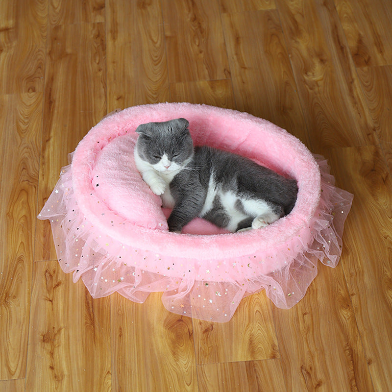 Semi-enclosed cat house