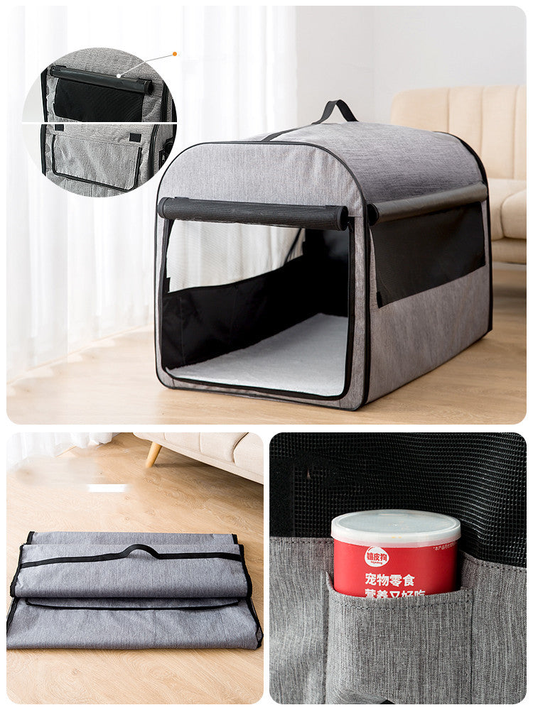 Dog Cage House Washable Pet Kennel Cylinder