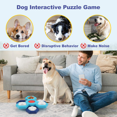 4 Layers Slow Feeder Puzzle Dog Bowls