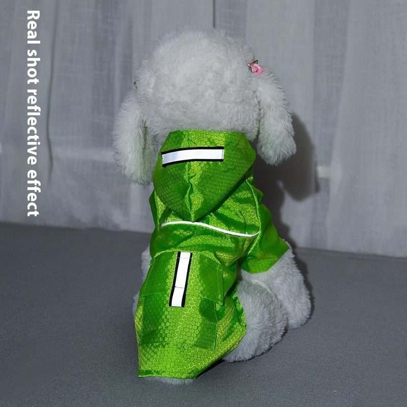 Dog Raincoat Reflective Waterproof Snowproof