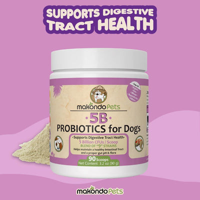 Probiotics for Dogs & Puppies Extra Strength 9 Species 5 Billion CFU per Scoop of Dog Probiotics and Digestive Enzymes for Dogs Support Fiber for Dogs  Dog Allergy Relief Powder Probiotic for Dogs