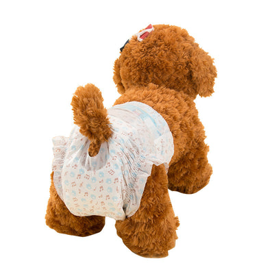 Small dog disposable diapers; Small dog physiological pants Female dog sanitary napkin Safety underwear Male dog diapers