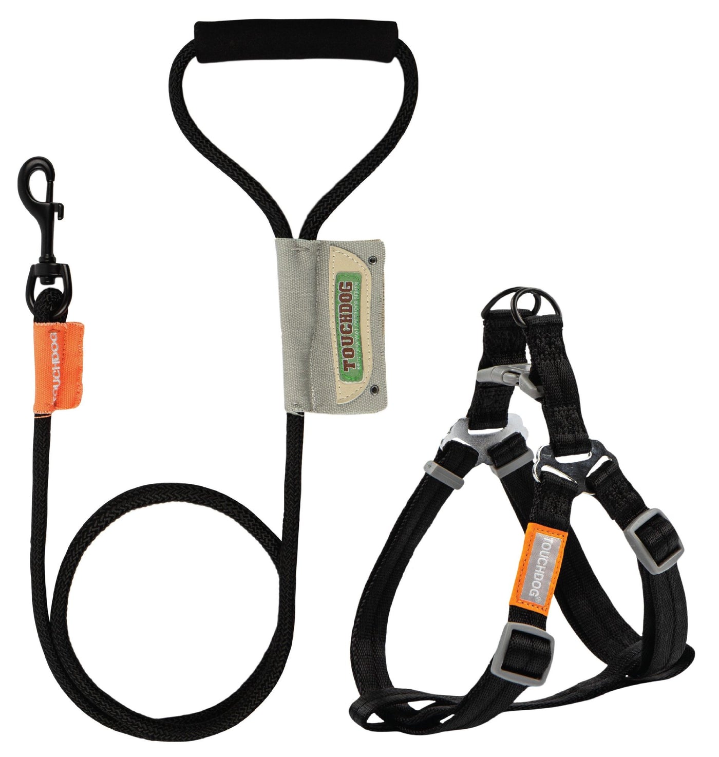 Touchdog 'Macaron' 2-in-1 Durable Nylon Dog Harness and Leash