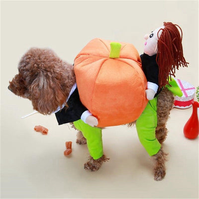 Halloween Funny Dog Cat Clothes Pet Pumpkin Costume Dog Cosplay Special Events Apparel Outfit Dog Cute Costumes Pet Clothing