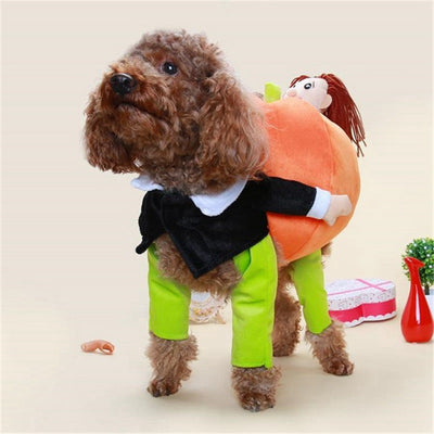 Halloween Funny Dog Cat Clothes Pet Pumpkin Costume Dog Cosplay Special Events Apparel Outfit Dog Cute Costumes Pet Clothing