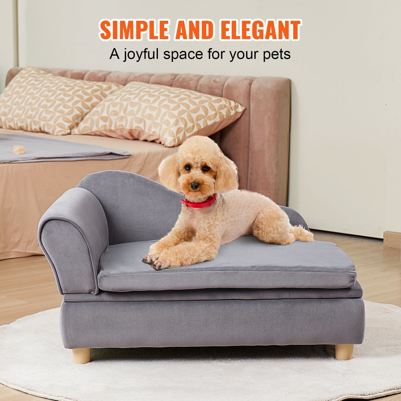 VEVOR Pet Sofa, Dog Couch