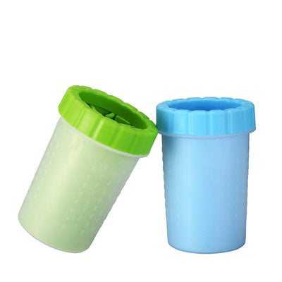 Pet Dog cat Paw Cleaner Cup Outdoor portable Soft Silicone Combs Quickly Wash Foot Cleaning Bucket Pet Foot Wash Tools