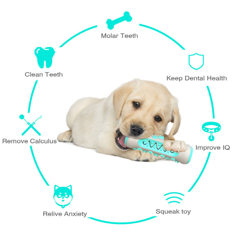 Dog Molar Toothbrush Toys Chew Cleaning Teeth Safe Puppy Dental Care Soft Pet Cleaning Toy Supplies