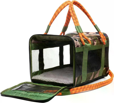 ROVERLUND Airline-Compliant Pet Carrier | Includes Leash | Suitable for Pets up to 25lbs