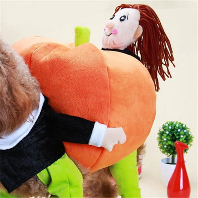 Halloween Funny Dog Cat Clothes Pet Pumpkin Costume Dog Cosplay Special Events Apparel Outfit Dog Cute Costumes Pet Clothing